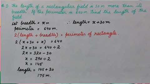 Class 7 : Perimeter and Area : Area of Square