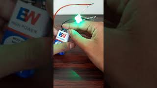 : how to connect 3 led to 9v battery#shorts 