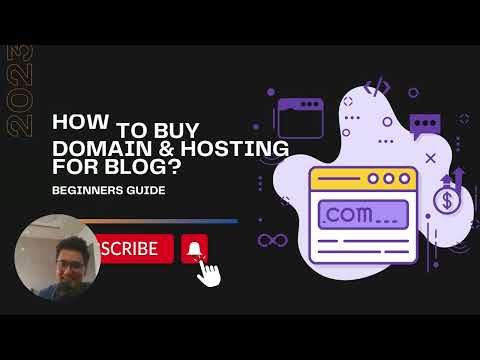 How to buy domain and hosting for blog website?