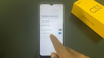 Realme C33 me power button and call on off kaise kare