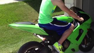 2006 Kawasaki Ninja ZX6R  NO EXHAUST!