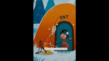 Work Hard Today, Rest Tomorrow  | The Ant and the Grasshopper | Kids Moral Story #shorts #storytime