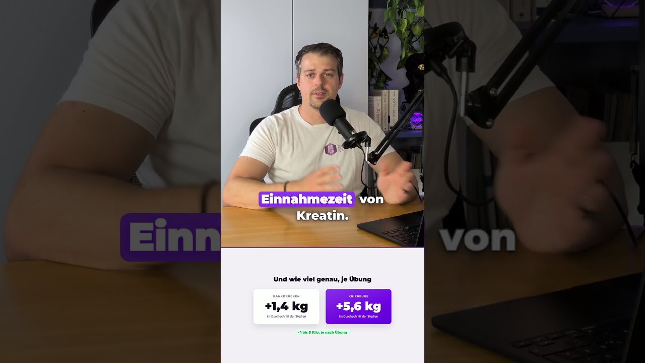 Mehr Kraft dank Kreatin #kreatin #krafttraining #longevity #evidenzbasiert