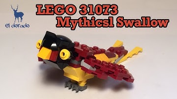 LEGO CREATOR 3in1 31073 Swallow - Alternate Mythical Creatures - SpeedBuild ConstructionToy/eldorado