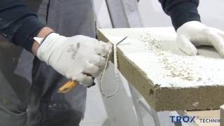 Eckige Brandschutzklappe Weichschott