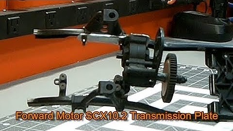 How to: Forward Motor SCX10.2 Transmission Plate
