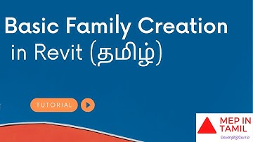 Basic Family Creation in Revit (தமிழ்) / Revit Parametric Family / Control Revit Family using Values