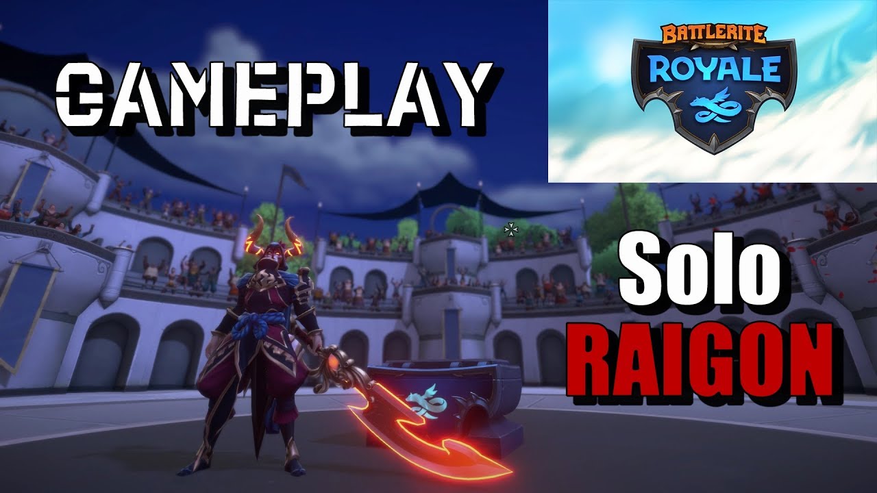 Raigon Wins Gameplay [BATTLERITE ROYALE] - YouTube