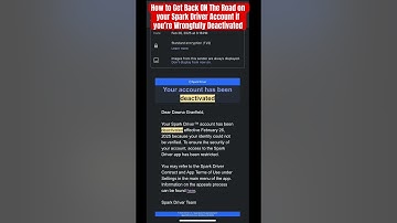 How To Reactivate Spark Driver #spark #reactivate #deactivate #sparkdriver #sparkdelivery #sparkteam