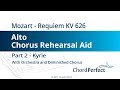 Mozarts requiem part 2  kyrie  alto chorus rehearsal aid