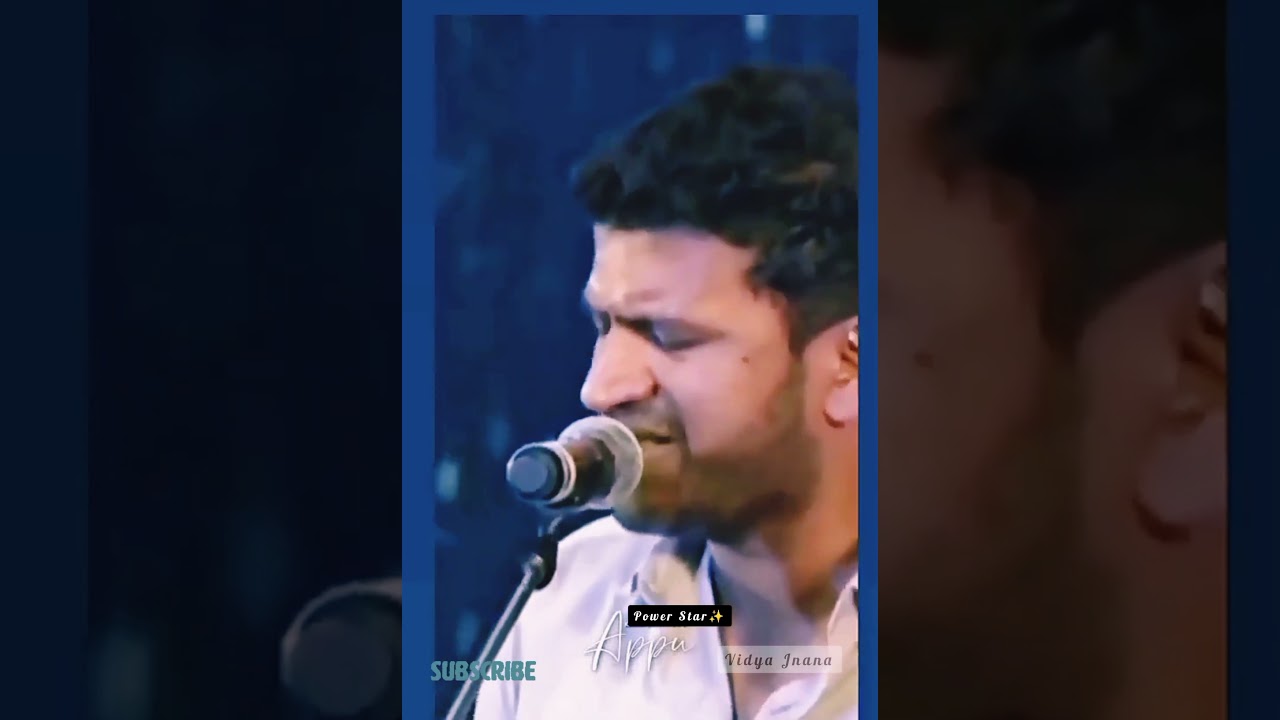 Power Star Punith Rajkumar singing video/appu singing/ endendu ninnanu marethu....