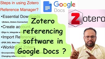 📝 How to use Zotero referencing software in Google Docs? #zotero #googledocs  #docs  #citation #cite