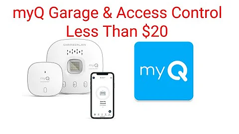 How To Installing myQ Smart Phone Garage Door Hub & Sensor For Under $20!!! A Must Have