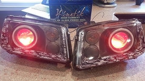 Custom MK4 Jetta Projector Retrofit Headlights