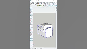 Fastest way to Make Arch Design with Solid Tools plugin in SketchUp #shorts #designer #sketchup