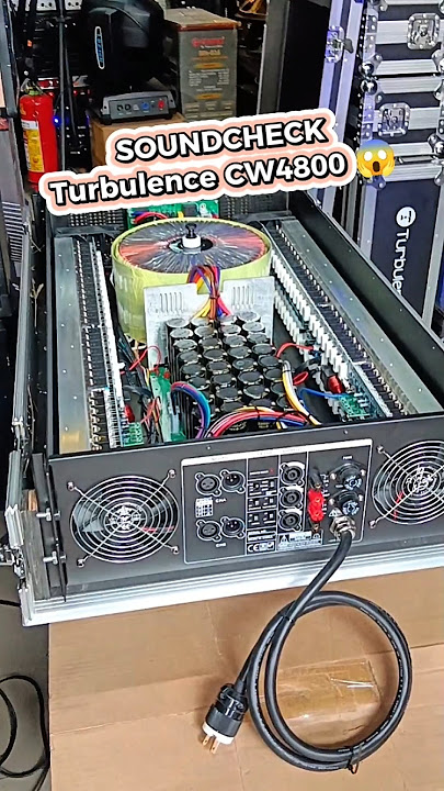 Turbulence CW4800 (Power Amplifier) Powered by Skyjham Electronics #youtubeshorts #shorts #youtube