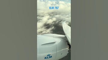 Watch ‼️ amazing views from the KLM Boeing 787-10 Dreamliner