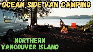 Ocean Side Camping  Northern Vancouver Island