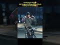 Taehyung is okay but Jungkook riding a Bike without holding the handle😬