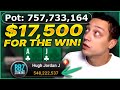 500 MILLION CHIPS at the $55 Mini Big Game Final Table! ($17,500 FTW!)