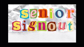 2026 Senior Sign Out