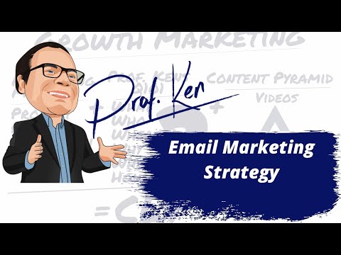 Email Marketing Strategy explained by Professor Ken