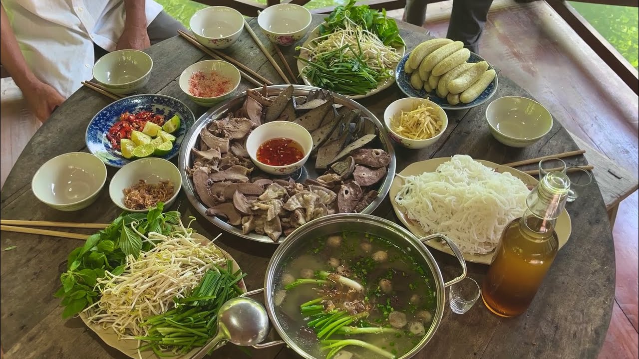 Hương Vị Quê -  Cháo Lòng Heo nhậu 