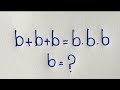 Nice Algebra Math Problem | Find b | Maths Olympiad |