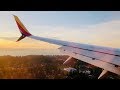 Southwest Airlines Boeing 737-800 | Autumn Evening Landing in Seattle (SEA)