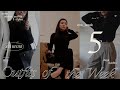 【海外ファッション】冬の1週間コーデ2024⛄️🧶 + mini vlogs✨