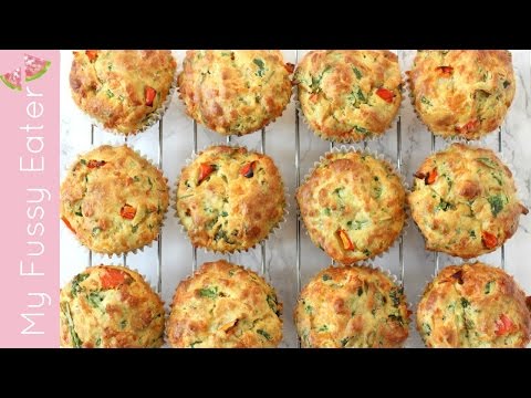 Spinach & Cheese Lunchbox Muffins | Healthy Lunch for Kids