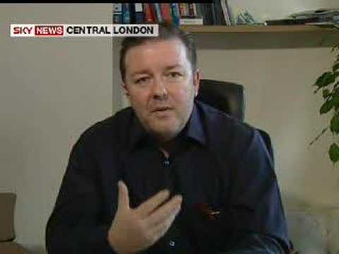 Ricky Gervais SkyNews Nov2006