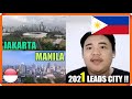 FOREIGNER REACT TO : MANILA & JAKARTA CITY, two of POPULATED city in Southeast Asia !! beautiful !