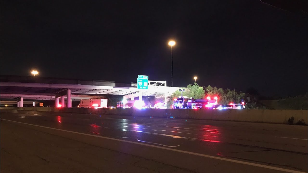 Thursday morning crash on I-71 near I-270 leaves one man dead - YouTube