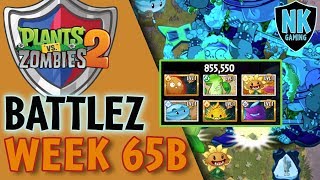 PvZ 2  - Battlez - Week 65 Boosterama - Battle 2 - Level 1 Plants - No Premium