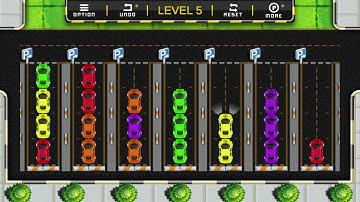 Car parking sort puzzle game