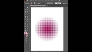 "How to Create a Halftone Dot Effect in Adobe Illustrator" #graphicdesign #gradient #vector