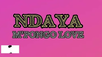 Mpongo Love   Ndaya Official Lyrics Video with English Subtitles   Translation  faya tes