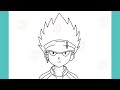 How To Draw Daigo Kurogami From Beyblade Burst Step By Step Drawing mp3