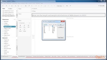Tableau 10 Business Intelligence Solutions - Volume 1 : Creating a Histogram | packtpub.com
