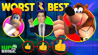 Nintendo 64 RARE Games: Worst to Best