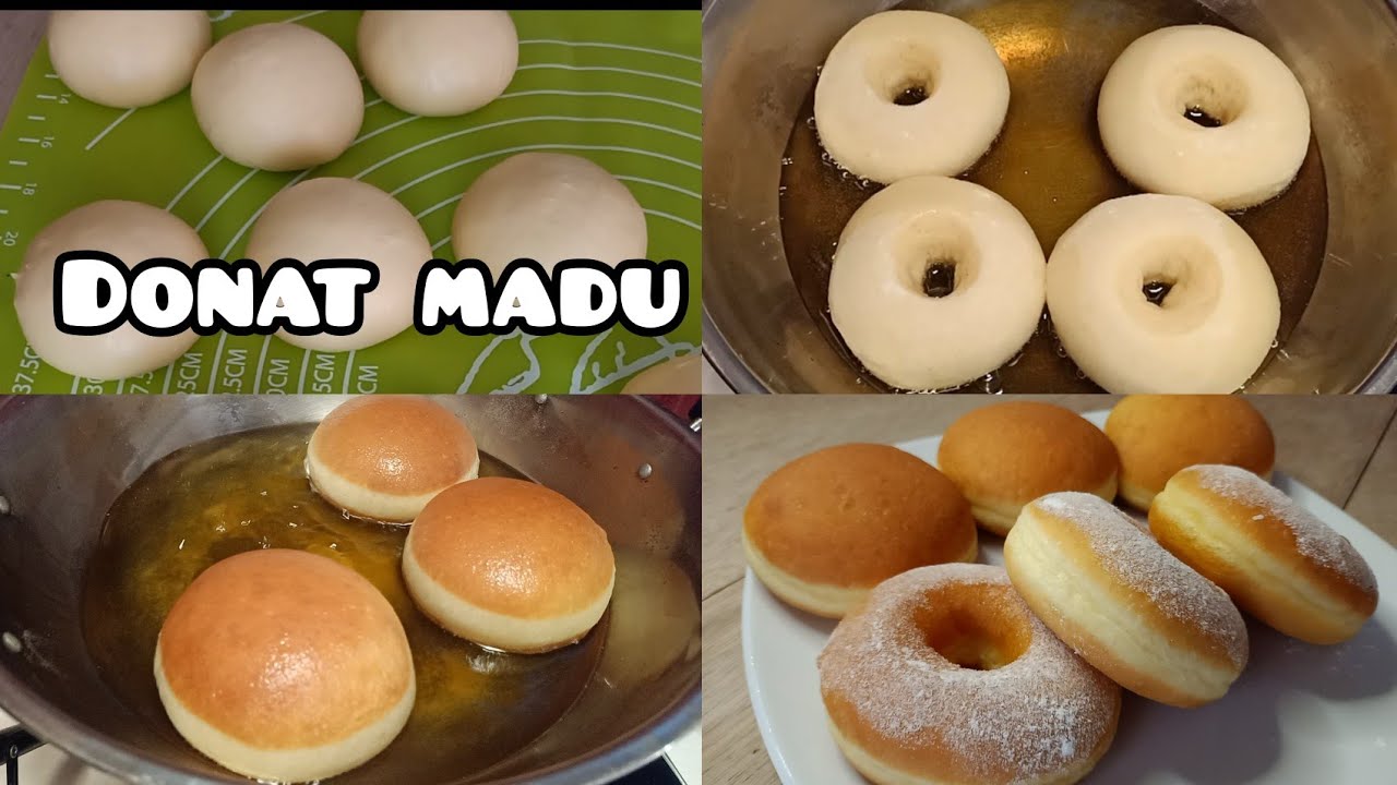 RESEP DONAT MADU || DONAT EMPUK dan LEMBUT