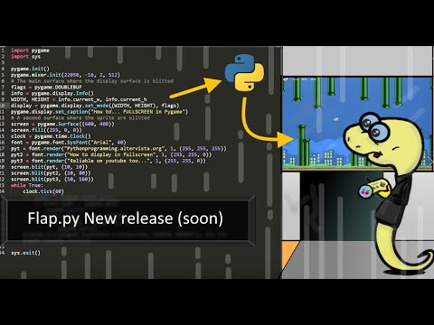 Flappy bird made with Pygame playable with th joystick v.1.9.0