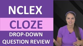 NCLEX Review Cloze DropDown Question and Answer Pharmacology: Phenytoin Seizures