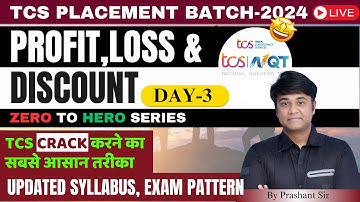CRACK TCS 2024 in 72 Hours with Prashant Sir