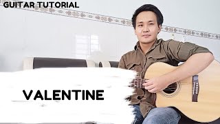 Video thumbnail of "Laufey - Valentine | Guitar Tutorial"