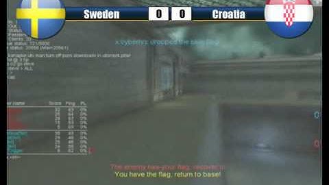 SWEDEN vs CROATIA - CLANBASE UT CTF NATIONSCUP 2010 - CTF-AZCANIZE