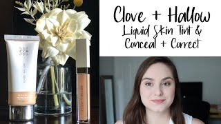 Clove + Hallow Liquid Skin Tint and Conceal and Correct Review & Wear Test | Clean Beauty screenshot 5