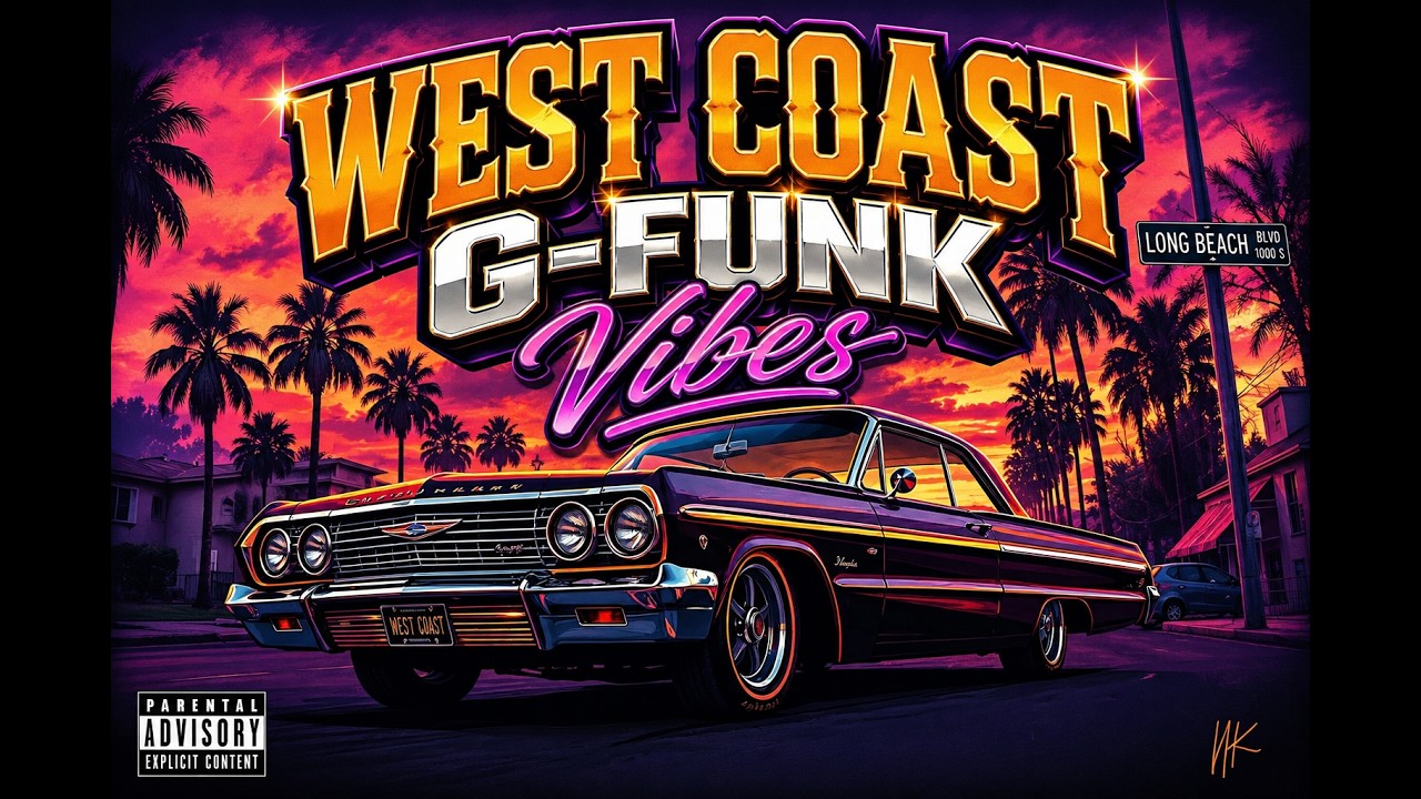 West Coast G-Funk Boulevard | Old School Gangsta Rap, Chill