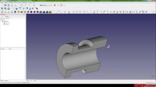 Freecad Tutoriel 05: Bien débuter, Révolution d'esquisse.